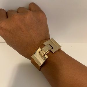 Hugo Boss ‘Grace’ Bracelet - Cogac / Gold